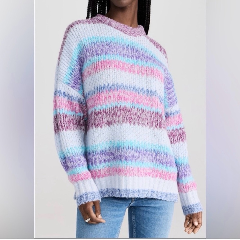 XiRENA Kieran Sweater in Blue Sunset Small Oversized Alpaca & Wool Tuckernuck